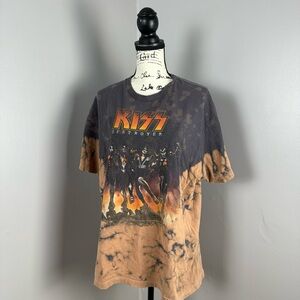 KISS Destroyer Graphic Tee - Black and Brown